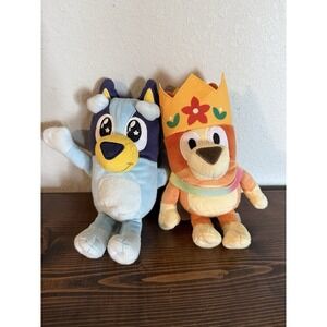 Bluey And Queen Bingo Stuffed Plush 8 inch Stuffed Animal Toy Bluey And Friends